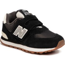 Sneakersy NEW BALANCE - YV574SPT Czarny. Czarne trampki chłopięce New Balance, na rzepy. Za 229,00 zł.