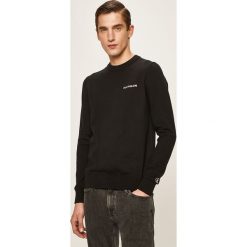 Calvin Klein Jeans - Sweter. Szare swetry męskie Calvin Klein Jeans, s, bez wzorów, z elastanu, z okrągłym kołnierzem, bez kaptura. Za 349,90 zł.