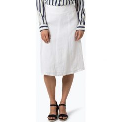 Gerry Weber Edition - Damska spódnica lniana, biały. Białe spódniczki damskie GERRY WEBER EDITION, bez wzorów, w kształcie a. Za 199,95 zł.