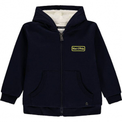 Bluza w kolorze granatowym. Niebieskie bluzy chłopięce rozpinane Marc O'Polo Junior, z bawełny. W wyprzedaży za 125,95 zł.