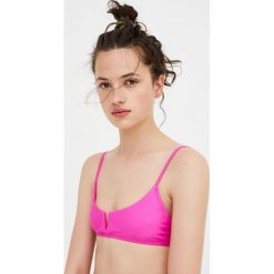 Stroje dwuczęściowe damskie: Góra od bikini Paradise z wycięciem w kształcie V w kolorze fuksji