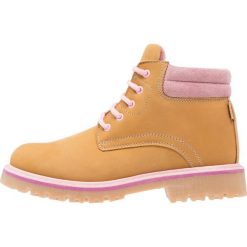 Buty zimowe damskie: fullstop. Botki sznurowane ochre/pink