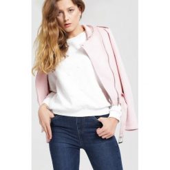 Biała Bluza Half A Minute. Zielone bluzy damskie marki other, l, prążkowane. Za 49,99 zł.