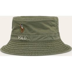 Polo Ralph Lauren - Kapelusz. Zielone kapelusze męskie Polo Ralph Lauren, bez wzorów, z elastanu. W wyprzedaży za 199,90 zł.