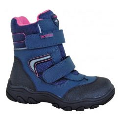 Protetika Buty Zimowe Za Kostkę Dziewczęce Nordika 30, Niebieski. Niebieskie buty dziewczęce zimowe Protetika, za kostkę, bez zapięcia. Za 249,00 zł.