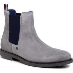 Sztyblety TOMMY HILFIGER - MB Chelsea Boot 1B FM0FM02815 Griffin PCO. Szare sztyblety męskie TOMMY HILFIGER, ze skóry, bez zapięcia. Za 699,00 zł.