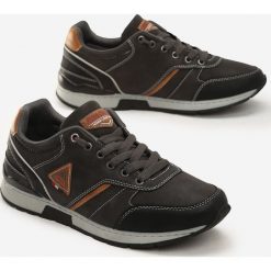 Ciemnoszare Półbuty Doxy. Buty sportowe męskie Born2be, na sznurówki. Za 109,99 zł.