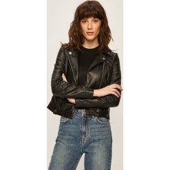 Vero Moda - Ramoneska. Pomarańczowe kurtki damskie Vero Moda, s, bez wzorów, z poliesteru, krótkie, bez kaptura. W wyprzedaży za 189,90 zł.
