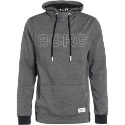 Bluzy męskie: Björn Borg BROOK Bluza z kapturem deep black melange