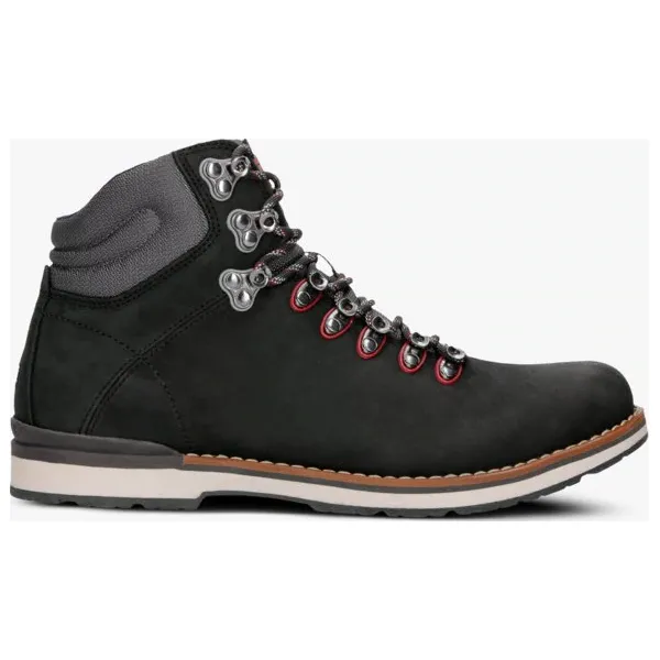 Tommy Hilfiger Rover 4C buty męskie, czarny, rozmiar 43. Czarne buty trekkingowe męskie TOMMY HILFIGER, ze skóry, bez zapięcia. W wyprzedaży za 424,99 zł.