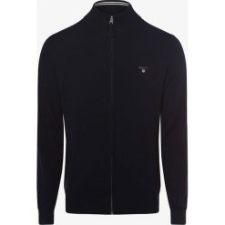 Gant - Kardigan męski, niebieski. Niebieskie kardigany męskie GANT, xl, bez wzorów, z wełny. Za 719,95 zł.
