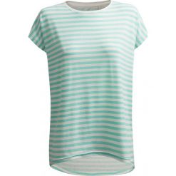T-shirt damski TSD618 - mięta - Outhorn. Pomarańczowe koszulki damskie Outhorn, bez wzorów, z elastanu, bez kołnierzyka, bez rękawów. W wyprzedaży za 24,99 zł.