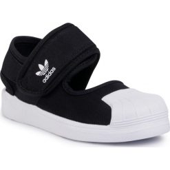 Buty adidas - Superstar 360 Sandal C FV7586 Cblack/Ftwwht/Ftwwht. Czarne sandały dziewczęce Adidas, z tworzywa sztucznego. Za 199,00 zł.