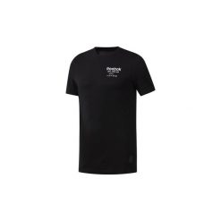 T-shirty z krótkim rękawem Reebok Sport Koszulka Graphic Series Training Supply. Czarne koszulki męskie Reebok Sport, s, bez wzorów, bez kołnierzyka, z krótkim rękawem, krótkie. Za 99,95 zł.