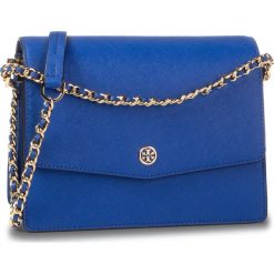 Torebka TORY BURCH - Robinson Convertible Shuolder Bag 54654 Nautical Blue 408. Niebieskie torebki klasyczne damskie Tory Burch, bez wzorów, ze skóry, klasyczne, na ramię, bez dodatków. Za 1699,00 zł.
