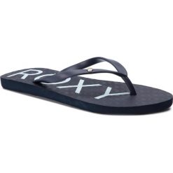 Japonki ROXY - ARJL100681 Blu. Niebieskie klapki damskie Roxy, bez wzorów, z tworzywa sztucznego, bez obcasa. W wyprzedaży za 59,00 zł.