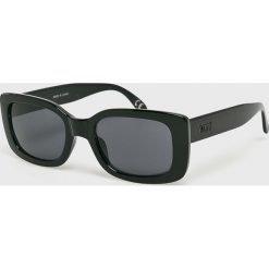 Vans - Okulary VN0A3HZZWU91. Czarne okulary przeciwsłoneczne męskie marki Vans, z materiału, prostokątne. Za 69,90 zł.