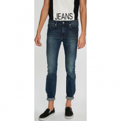 Calvin Klein Jeans - Jeansy. Niebieskie jeansy męskie slim marki Calvin Klein Jeans. Za 499,90 zł.