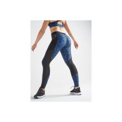 Legginsy fitness kardio damskie 120 damskie. Niebieskie legginsy sportowe damskie DOMYOS, xs, z elastanu, na fitness i siłownię. Za 59,99 zł.