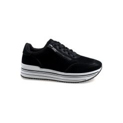 Czarne buty sportowe 6258. Czarne buty sportowe damskie ButyModne, w paski, sportowe. Za 67,84 zł.