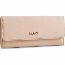Duży Portfel Damski LIU JO - Xl Bifold Manhattan N68161 E0087 Cammel 51314. Brązowe portfele damskie Liu Jo, ze skóry ekologicznej. Za 299,00 zł.