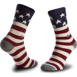 Skarpetki męskie: Skarpety Wysokie Unisex STANCE – Vinty M556A16VIN Red/White/Blue