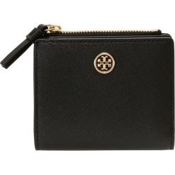 Portfele damskie: Tory Burch ROBINSON MINI WALLET Portfel black / royal navy