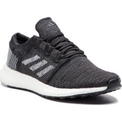 Buty adidas - PureBoost Go B37803 Cblack/Greone/Grefiv. Czarne buty sportowe męskie Adidas, z tworzywa sztucznego, bez zapięcia, do biegania. W wyprzedaży za 299,00 zł.