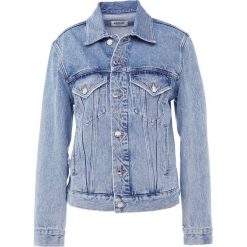 Agolde PRESTON Kurtka jeansowa blue denim. Niebieskie kurtki damskie marki Agolde, l, bez wzorów, z bawełny. W wyprzedaży za 413,70 zł.