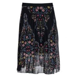 Desigual Spódnica Damska Frida 44, Czarny. Czarne spódniczki damskie marki Desigual, na lato, bez wzorów, z materiału, długie, maxi. W wyprzedaży za 335,00 zł.