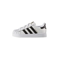 Buty Dziecko adidas Buty Superstar Shoes. Białe trampki dziewczęce Adidas, bez wzorów, bez zapięcia. Za 229,00 zł.