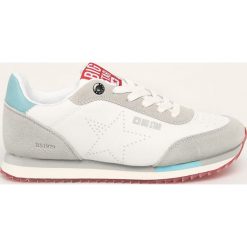 Big Star - Buty. Białe buty sportowe damskie BIG STAR, bez wzorów, ze skóry, sportowe. Za 189,90 zł.