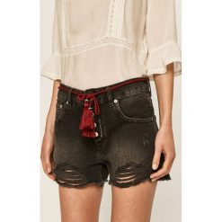 Pepe Jeans - Szorty Bonita black. Szare szorty damskie Pepe Jeans, s, bez wzorów, z bawełny, casualowe. W wyprzedaży za 159,90 zł.