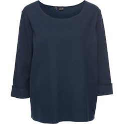 Swetry klasyczne damskie: Sweter bonprix ciemnoniebieski