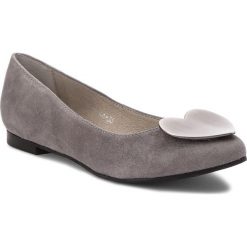 Baleriny KARINO - 2466/002-P Szary. Szare baleriny damskie marki Karino, ze skóry. W wyprzedaży za 189,00 zł.