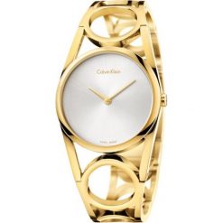 RABAT ZEGAREK CALVIN KLEIN Round K5U2S546. Szare zegarki damskie marki Calvin Klein, ze stali. W wyprzedaży za 999,00 zł.