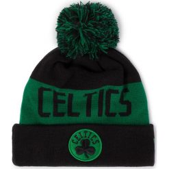 Czapka NEW ERA - Team Tonal Knit Bos 12040204 Czarny. Czarne czapki męskie New Era, bez wzorów, z materiału. Za 119,00 zł.