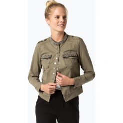 ONLY - Kurtka damska – New Austin, zielony. Szare kurtki damskie marki ONLY, s, z bawełny, casualowe, z okrągłym kołnierzem. Za 259,95 zł.