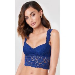 Biustonosze: Free People Koronkowy biustonosz Dream Away – Blue