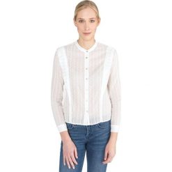 Pepe Jeans Noelie Bluzka Biały. Białe bluzki damskie Pepe Jeans, l, w paski, z bawełny, bez kołnierzyka, bez rękawów. Za 331,95 zł.