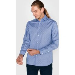 SELECTED Regpen Koszula Niebieski. Niebieskie koszule męskie Selected, m, bez wzorów, z bawełny, bez kołnierzyka, z długim rękawem. Za 268,95 zł.