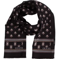 Szal GUESS - AM7794 POL03 BLA. Czarne szaliki damskie Guess, z aplikacjami, z materiału. Za 189,00 zł.