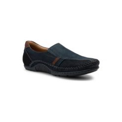 LASOCKI FOR MEN MI07-A688-A489-02. Niebieskie półbuty męskie Lasocki For Men, bez wzorów, ze skóry, bez zapięcia. Za 179,99 zł.