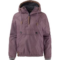 Kurtka przeciwwiatrowa w kolorze fioletowym. Fioletowe kurtki damskie Street Wear, xs, bez wzorów, ze skóry, krótkie, bez kaptura. W wyprzedaży za 206,95 zł.