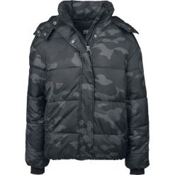 Kurtki damskie: Urban Classics Ladies Boyfriend Camo Puffer Jacket Kurtka zimowa damska kamuflaż (Dark Camo)