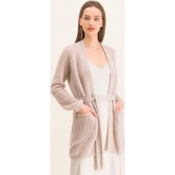 Kardigan Max Mara Leisure 33410106. Szare swetry damskie Max Mara Leisure, xs, bez wzorów, z wiskozy, bez rękawów, bez kaptura. W wyprzedaży za 889,00 zł.