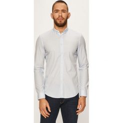 Tom Tailor Denim - Koszula. Niebieskie koszule męskie TOM TAILOR DENIM, xl, bez wzorów, z bawełny, casualowe, button down, z długim rękawem. W wyprzedaży za 69,90 zł.