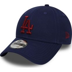 New Era - Czapka. Niebieskie czapki męskie marki New Era, bez wzorów, z bawełny. Za 89,90 zł.
