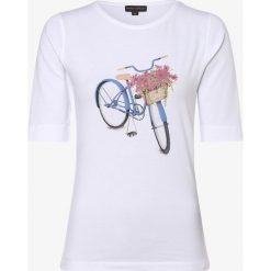 Franco Callegari - T-shirt damski, biały. Białe t-shirty damskie Franco Callegari, bez wzorów, bez kołnierzyka. Za 89,95 zł.
