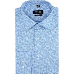 Koszula versone 2868 długi rękaw slim fit niebieski. Niebieskie koszule męskie Recman, m, bez wzorów, bez kołnierzyka, z długim rękawem. Za 159,00 zł.